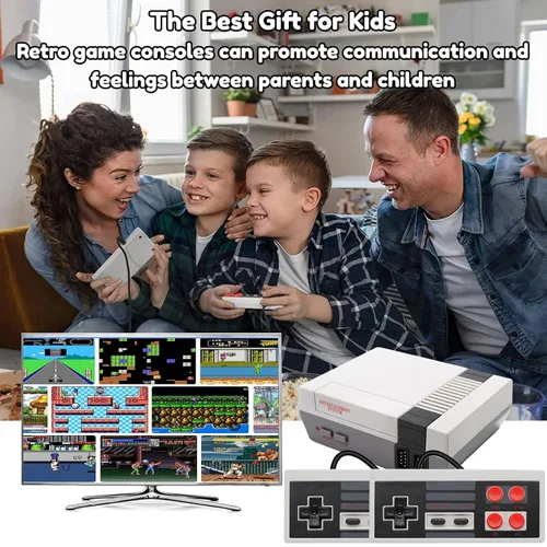 Vista 7 de Retro Classic Game ConsoleClassic Video Games System Built-in 620 Games and 2 Classic Edition ControllersAv and HDMI Output Plug and PlayRetro Toys