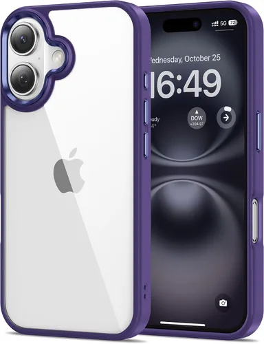 Vista 390 de HOOMIL Funda para iPhone 7 Plus/iPhone 8 Plus de 5.5 Pulgadas, sin amarillamiento, protección contra caídas, cubierta trasera dura transparente