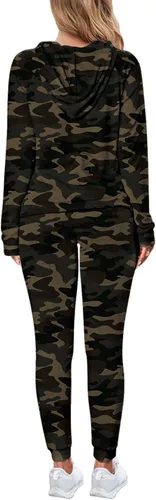Vista 3 de Fixmatti Sudadera con capucha y bolsillos para mujer