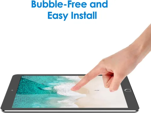 Vista 5 de JETech Protector de pantalla para iPad Pro de 10.5 pulgadas y iPad Air 3 (modelo 2019 de 10.5 pulgadas), película de vidrio templado 9H