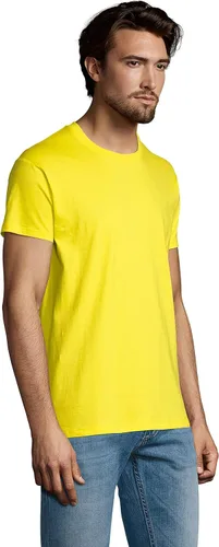 Vista 3 de Men's Graphic T-Shirt and Travel to Saitama Short Sleeve Tee-Shirt Vintage Birthday Gift Novelty Tshirt Lemon XXL
