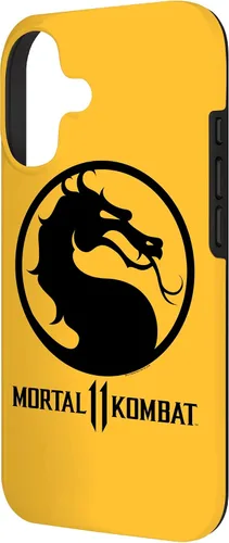 Vista 2 de Mortal Kombat 11 Dragon Black Logo Case for iPhone 17
