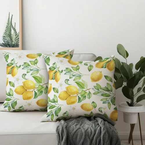 Vista 112 de Juego de 2 fundas de almohada de 16 x 16 pulgadas, diseño patriótico de bandera estadounidense con estrellas para exteriores, estilo casa de campo