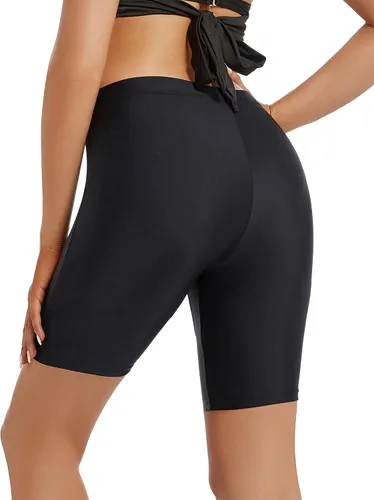Vista 5 de Traje de baño menstrual a prueba de fugas, pantalones cortos largos para natación, pantalones cortos integrados para niños, para adolescentes y niñas