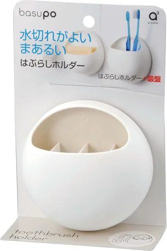 Vista 2 de SANEI Agua senha Brush Holder Color Blanco (Japón Importación)