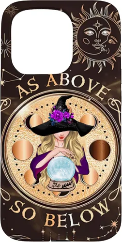 Vista 14 de iPhone 16 Witch Halloween Day - As Above - So Below Case