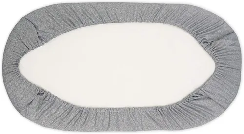 Vista 6 de BlueSnail Paquete de 2 sábanas suaves y elásticas para moisés, color gris (32 x 16 pulgadas)