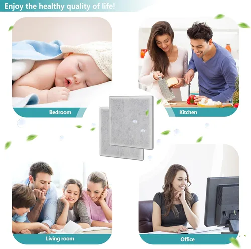 Vista 6 de Filtro de repuesto 3 en 1 True HEPA compatible con purificador de aire PureZone Pure Enrichment PEAIRPLG, número de pieza PEAIRFIL, paquete de 2