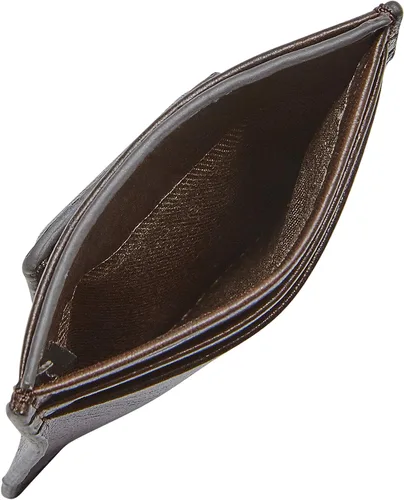 Vista 3 de Fossil Funda magnética minimalista de cuero para hombre con clip para dinero y bolsillo frontal