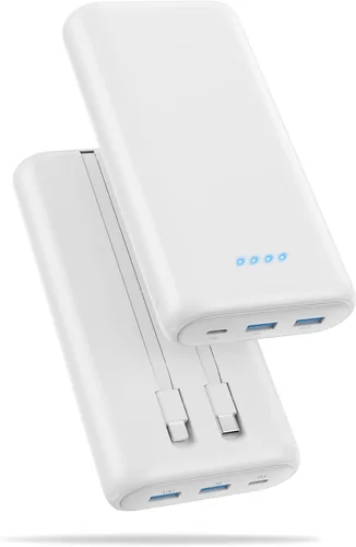 Vista 7 de Cargador portátil de 25800 mAh, cargador de teléfono portátil de carga rápida de 5 V/3 A, 3 puertos USB, batería externa, paquete de batería