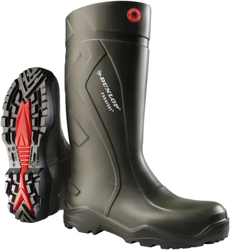 Vista 4 de DUNLOP Purofort Waterproof Work Boots for Men - Lightweight Insulated Rubber Boots Slip Resistant