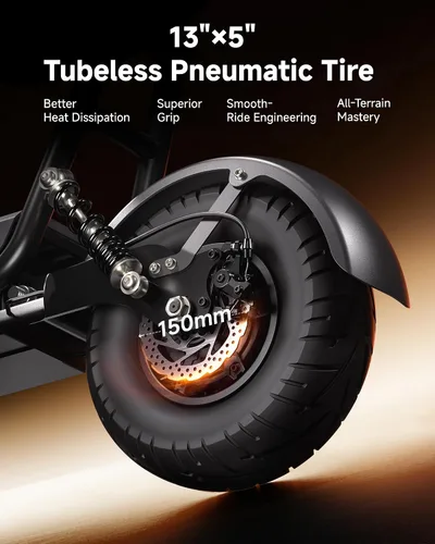 Vista 9 de ECOROAD CT1 Peak 1500W Scooter eléctrico con asiento, batería LFP 720Wh Verde