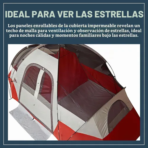 Vista 2 de Wenzel Modified Dome Camping Tent for Car Camping, Traveling, Festivals, and More
