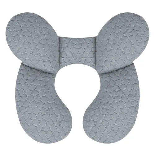 Vista 17 de KAKIBLIN Almohada para el cuello del bebé, almohada de la ayuda de la Azul