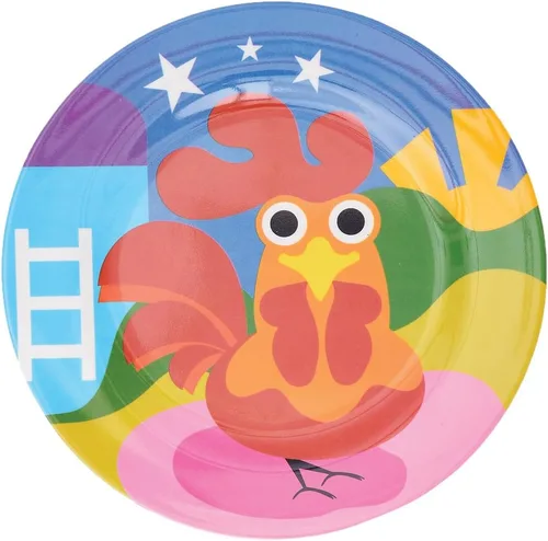 Vista 3 de Vaso infantil para jugo diseño de la selva French Bull, Láminas , S, Farm Granja