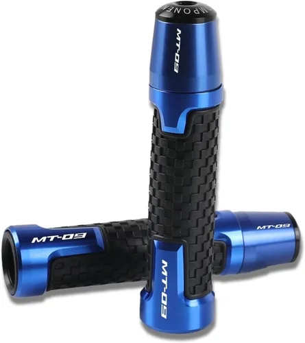 Vista 2 de Motorcycle 22MM for Y&AMAHA MT09 FZ09 MT-09 FZ-09 FJ-09 FJ09 MT FZ FJ 09 2013-2019 2020 2021 Motorcycle Handlebar Grips Handle Bar Cap Ends