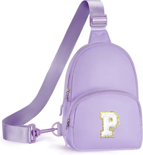 Vista 42 de YOOLIFE Bolso bandolera con inicial, bolsas pequeñas para niñas y mujeres, regalos para adolescentes, niñas, adolescentes, novia, dama de honor