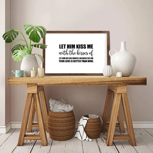 Vista 3 de Letrero decorativo con marco de madera de 8 x 12 pulgadas, rústico de madera para dormitorio, placa de arte de pared, decoración del hogar