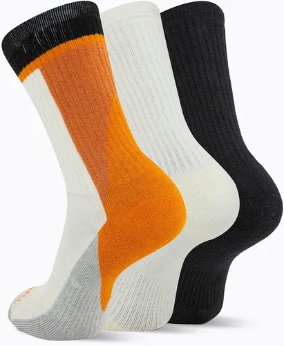 Vista 3 de Merrell Unisex Adult Wool Everyday Hiking Socks - 3 Pairs Crew - Cushioned Moisture Wicking