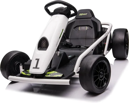 Vista 52 de Go Kart alimentado por batería de 24 V para niños de 8 a 15 años Azul