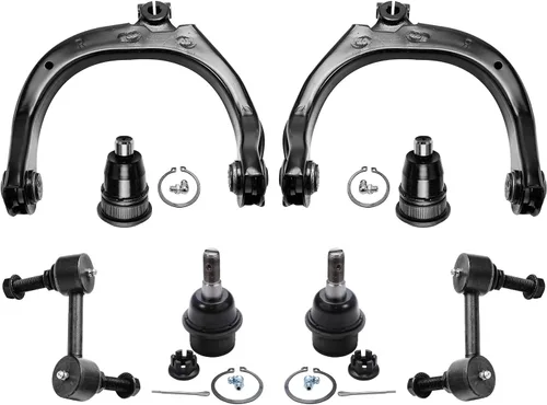 Vista 192 de Detroit Axle - Kit de brazos de control de extremo de 8 piezas para Toyota 2001-2003 Highlander 2002-2003 Camry Lexus ES300, 2 conjuntos de brazos