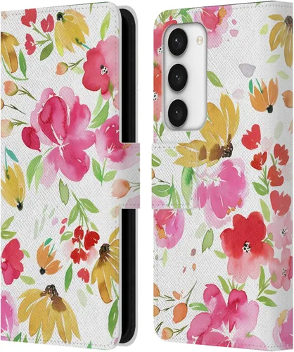 Vista 80 de Head Case Designs Officially Licensed Ninola Butterfly Nature Spring Floral Leather Wallet Case Compatible with Samsung Galaxy A07 4G