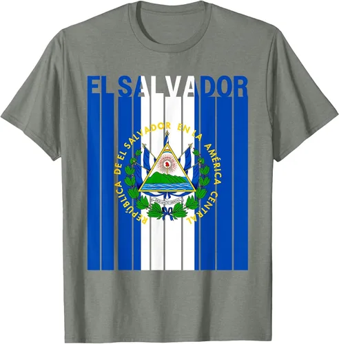 Vista 27 de Camiseta con la bandera de El Salvador