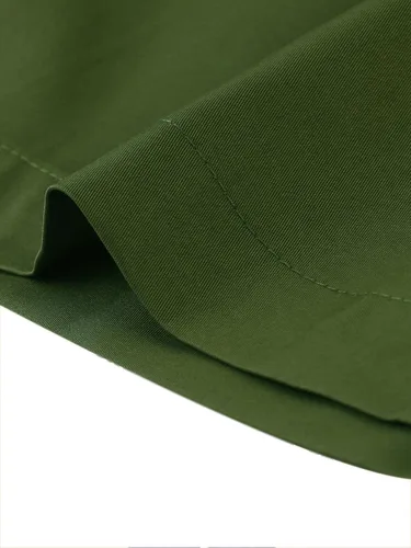 Vista 5 de Allegra K Chaleco de carga casual con cordón y cremallera para mujer