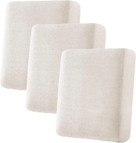 Vista 141 de H.VERSAILTEX Fundas de Cojín de Asiento Individuales Super Elásticas Fundas de Sofá Fundas de Cojín de Sofá Fundas Deslizables Juegos Tela de Sarga