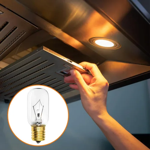 Vista 3 de Bombilla para horno microondas LG – Compatible con LG Frigidaire Ken-More Whirlpool GE Over the Range Microondas, base regulable 125V 30W E17, luz