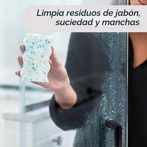 Vista 4 de Scrub Daddy Eraser Daddy 10x, esponja mágica para paredes pintadas, limpiador de zócalos, esponjas de melamina, almohadillas de limpieza de doble