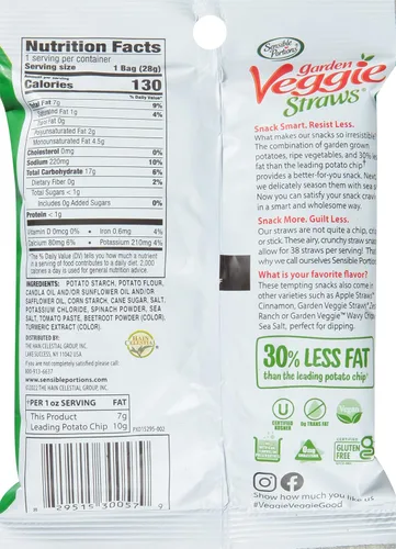Vista 2 de Sensible Portions Chips Garden Veggie