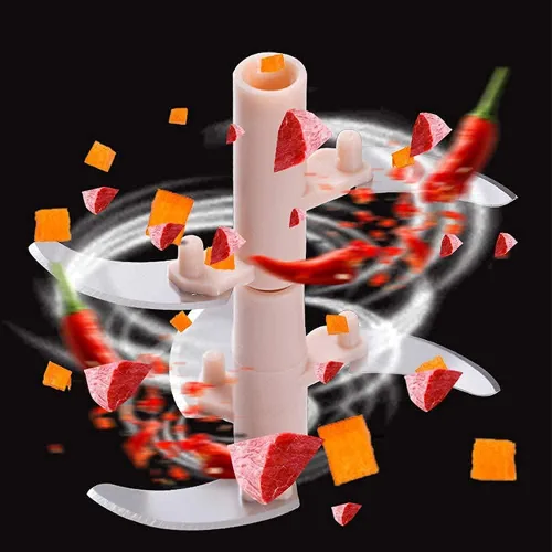 Vista 8 de Manual Food Chopper Hand Pull Chopper Veggies Processor for Onions, Peppers, Carrots, Nuts, Kitchen Gadget by KAUKKO (900ml/3.5 Cup)