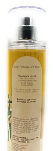 Vista 2 de Bath and Body Works - Fragancia fina de caléndula y azúcar de caña en espray corporal de 8 onzas