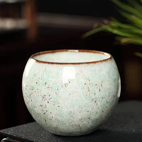 Vista 4 de MQjzsh - Tazones de té chinos japoneses hechos a mano, juego de tazas de té, 4 unidades, 3.7 onzas líquidas para oficina, hogar, regalos