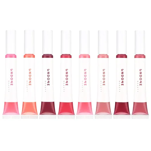 Vista 6 de Undone Beauty Lip Life - Tinte labial hidratante con punta exfoliante para una eliminación suave de la piel seca y brillo no pegajoso incoloro