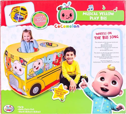 Vista 3 de Sunny Days Entertainment - Tienda de campaña desplegable para autobús escolar, color amarillo, color amarillo (320780)