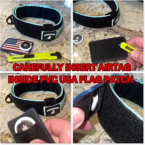 Vista 7 de Collar táctico para perro de 2 pulgadas de ancho, resistente con hebilla de cinturón de metal de 2 pines, ajustable para perros grandes y medianos