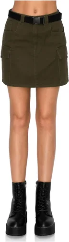 Vista 2 de Cali1850 Womens Cargo Mini Skirts Belted Casual Stylish Skirts with Pockets