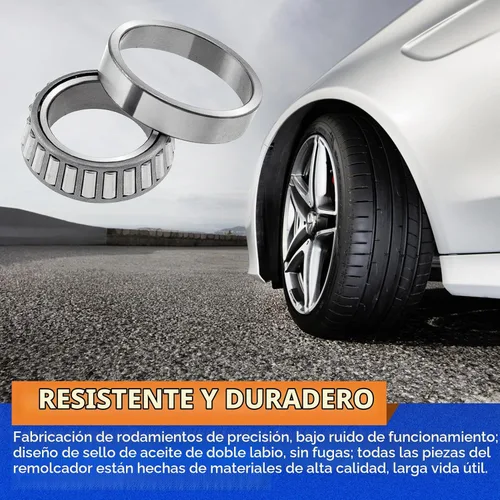 Vista 8 de Maxfavor 4 piezas de rodamiento de rueda trasera y conjunto de buje Compatible con Ford Ranger 1984-2009 / F-150 1983-2003 / Explorer 1991-2001
