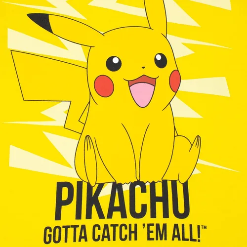 Vista 2 de Pokemon Camisa para niños Camisa Pikachu para niños Camisetas de manga corta para niños Tallas 6-14