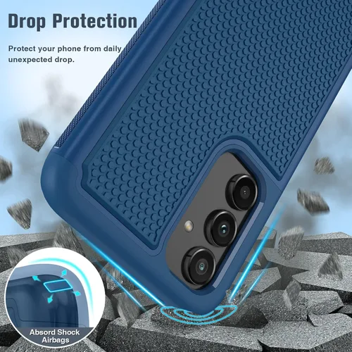 Vista 947 de FNTCASE Funda para iPhone 17 Pro: Fundas delgadas translúcidas de color azul claro compatibles con MagSafe, protección completa de la cámara