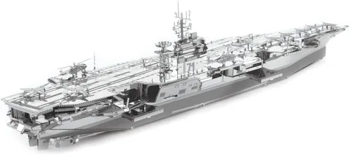 Vista 2 de Fascinations ICONX Kit para modelo de metal 3D de Portaaviones USS Roosevelt CVN-71