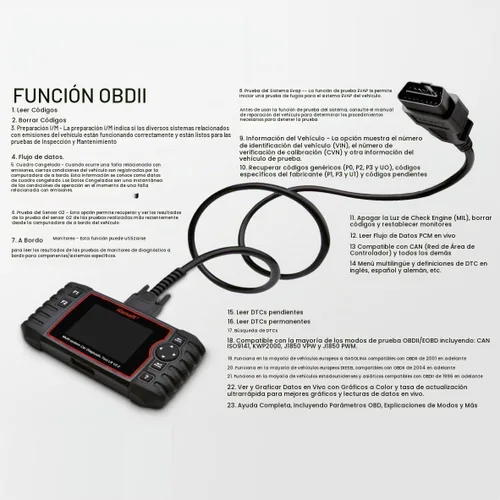 Vista 5 de iCarsoft - Herramienta de diagnóstico profesional multisistema LR V2.0 compatible con Landrover/Jaguar, actualización de reseteo de aceite ABS SRS