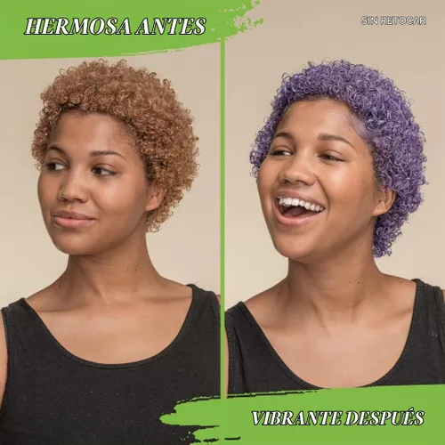Vista 4 de Curls Unleashed - Cera de fijación y estilo temporal para cabello de Color Blast