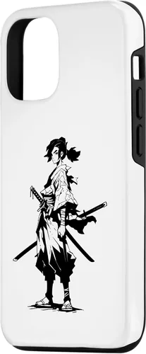 Vista 2 de Funda gráfica japonesa para iPhone 14 Kawaii Manga Samurai Anime Ninja
