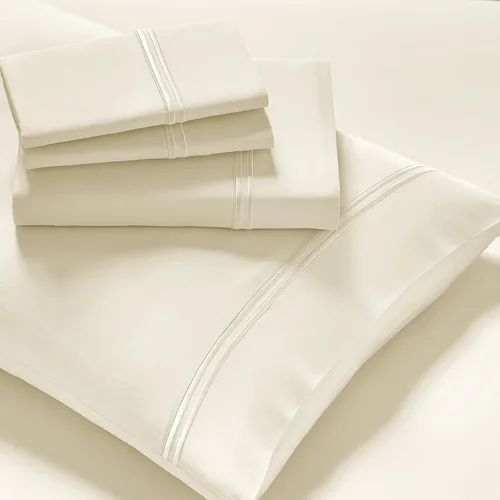 Vista 11 de PureCare Elements - Juego de sábanas modales con esquinas de ajuste preciso y fundas de almohada envolventes, individual, gris paloma (PCSM-T-GY)