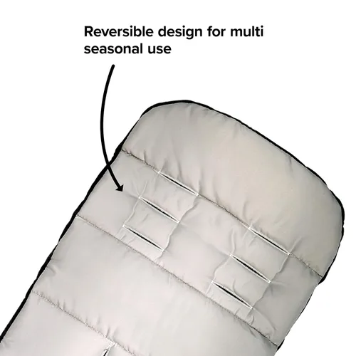 Vista 4 de Diono Forro de asiento de bebé para cochecito, forro reversible para asiento de cochecito con acolchado de felpa, forro 100% resistente al agua
