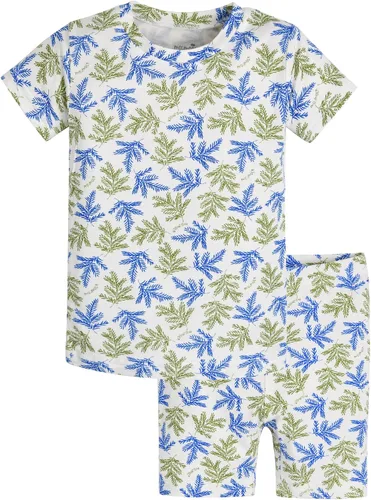 Vista 10 de moimoln - Pijamas unisex para bebés, niños y niñas, ligeros, de viscosa fresca para el verano, ajuste cómodo, para niños de 12m a 5T Long_forest