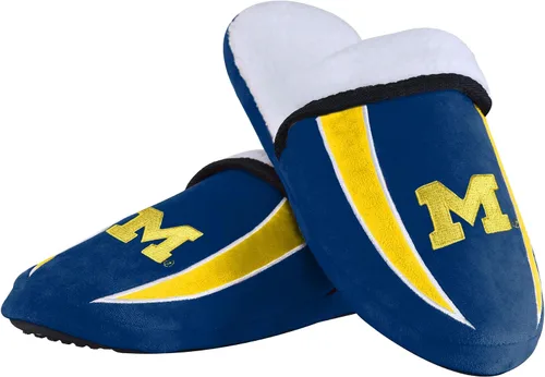 Vista 21 de FOCO mens NCAA College Team Logo Sherpa Moccasin Slippers